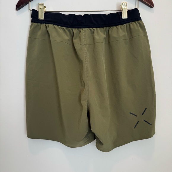 Ten Thousand Shorts Men Sz s olive color 7” Interval Short Linerless Performance - Picture 5 of 10